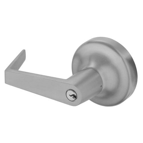 Accentra AU 441F Outside Exit Device Trim | Storeroom (ANSI 09) | Grade 1 | 440F Rose | 161 Prep