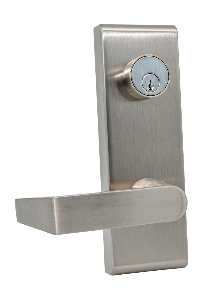 PDQ 6W08 PHL Heavy-Duty Grade 1 Classroom Outside Exit Device Trim – Key Toggles Lock/Unlock