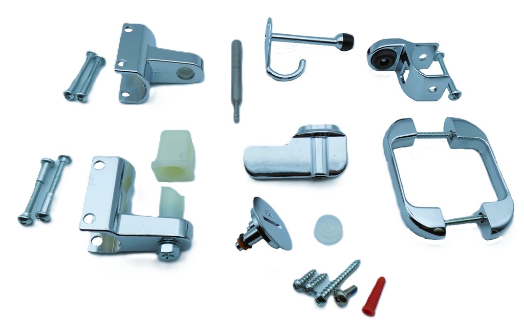 Accurate Partitions 40-8511515 ADA Door Kit | Chrome Finish