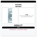 Rockwood HS54 5" Hinge Shim – .065" Thick x 1-7/16" Wide, 16-Gauge Galvanized Steel