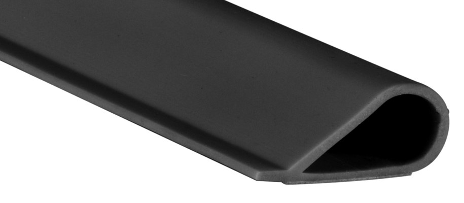 Pemko S88BL Black Adhesive-Backed Fire/Smoke Silicone Seal Perimeter Gasketing, 1/4" Height x 1/2" Wide