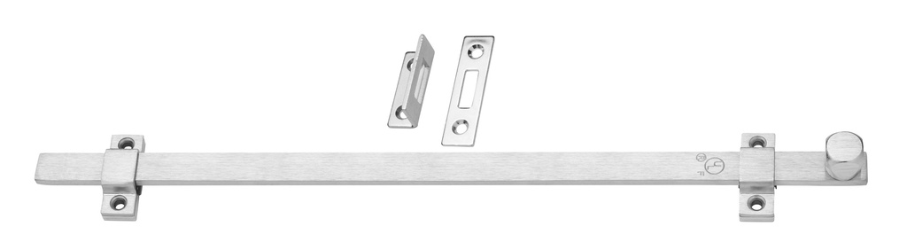 Rockwood 580 Series Surface Bolt | Extended Length | Satin Chrome