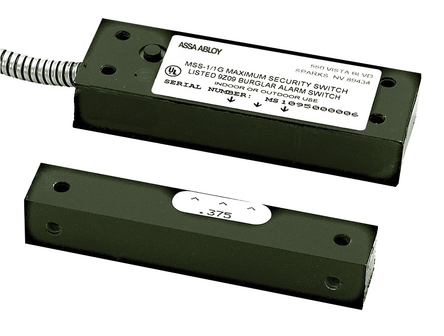 Securitron MSS-1G Maximum Security Door Position Switch, Surface Mounted 