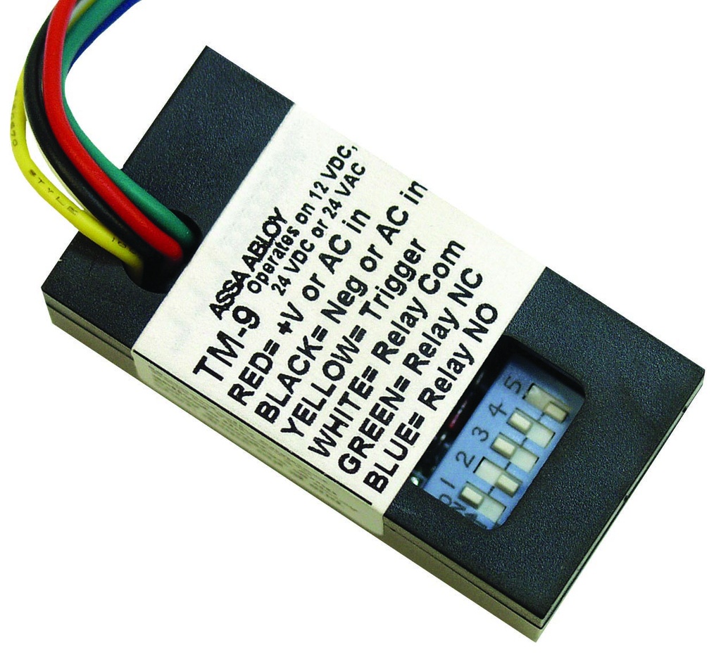 Securitron TM-9 Time Master II Multi-Function Timer | 2–36 Sec, 12/24V, UL 294