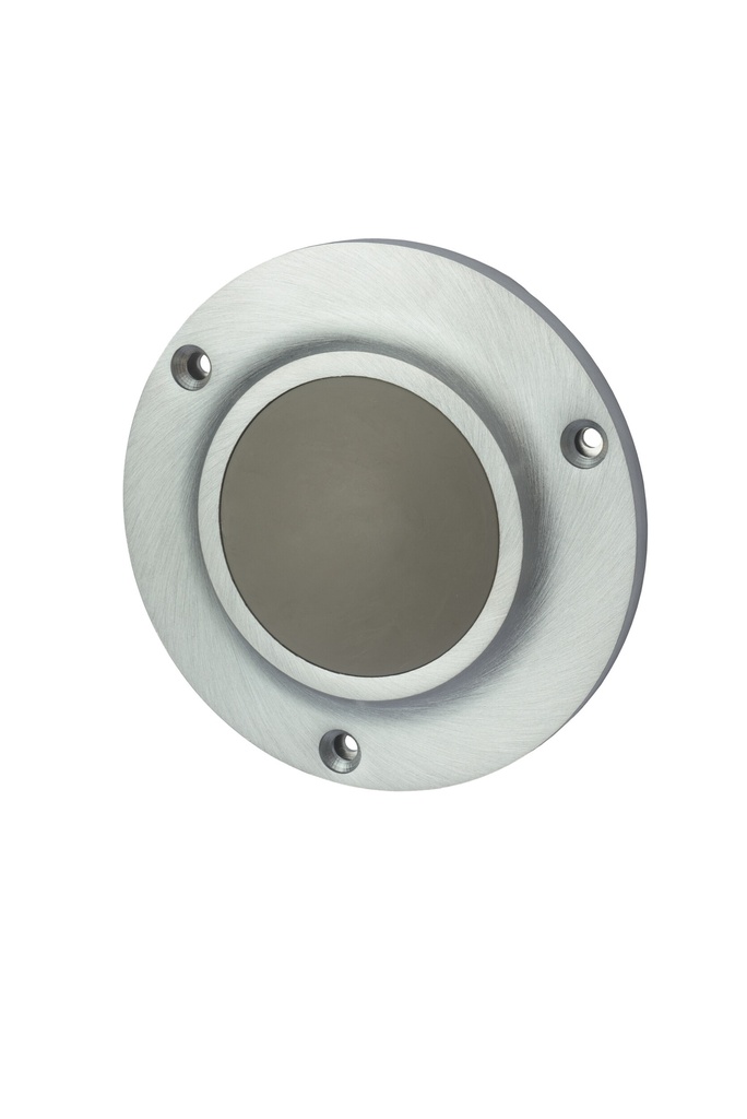 Rockwood 412 Convex Wall Stop – US26D Satin Chrome, 2-7/16" Dia