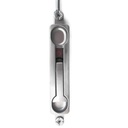 International Door Closers FB-1202 Manual Flush Bolt – 1/8" Offset, Aluminum Storefront