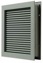 NGP National Guard L-700-RX Steel Door Louver | No-Vision 55% Free Area Airflow