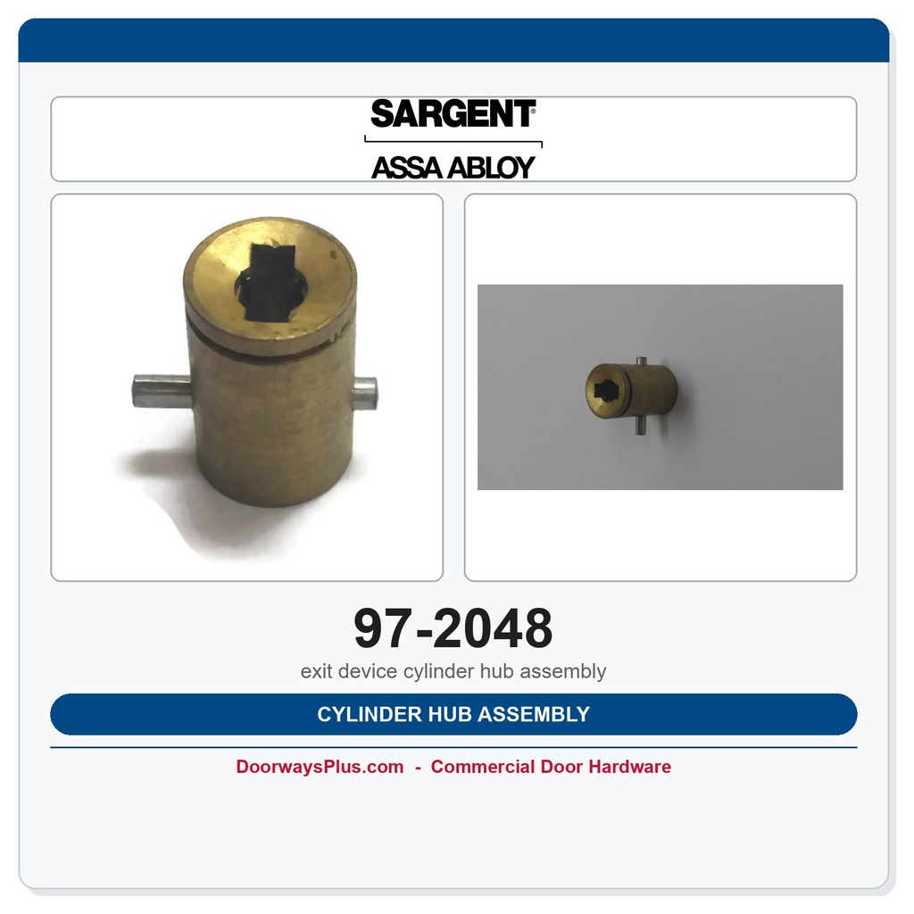 Sargent 97-2048 Cylinder hub Assembly