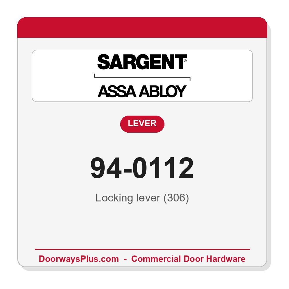 Sargent 94-0112 Locking lever (306)