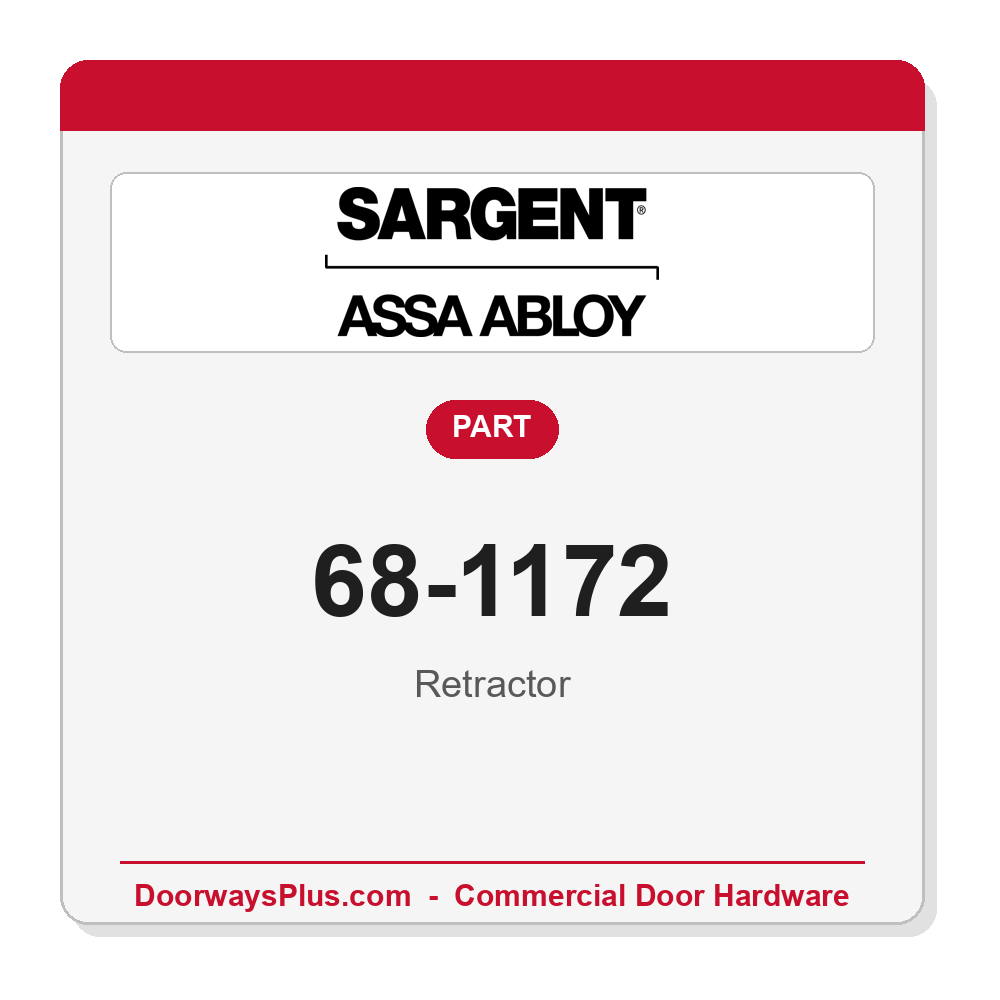 Sargent 68-1172 Retractor