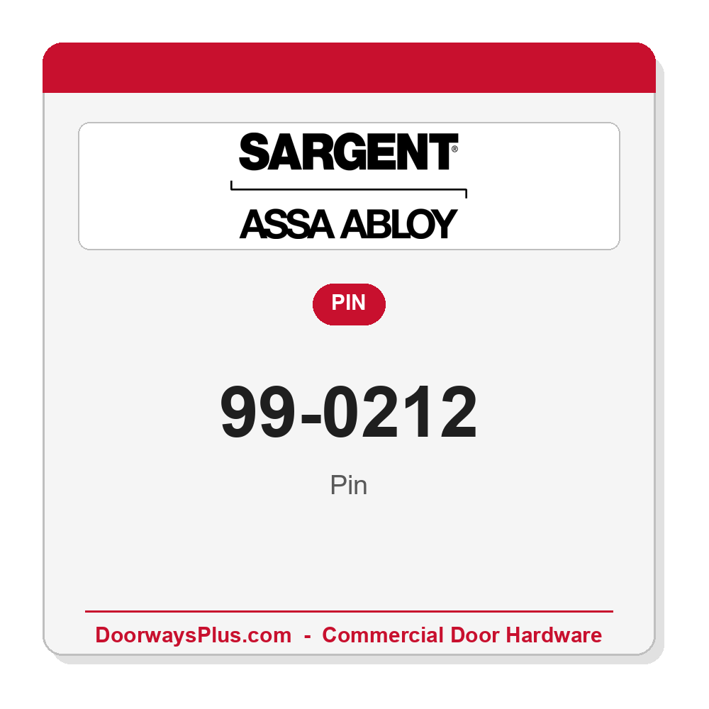 Sargent 99-0212 Pin - Pack of 10