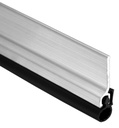 Pemko 303AS Silicone Weatherstrip in Aluminum Finish