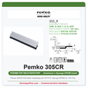Pemko 305CR Perimeter Gasketing Set 3'0"x7'0" Sponge EPDM UL 10C Fire Rated