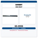 Sargent 68-0956 Mounting Rail J-Narrow