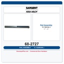 Sargent 68-2727 12- Rail Assembly J narrow (37" - 42")