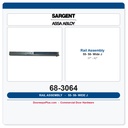 Sargent 68-3064 55-58 Rail Assembly J-Wide