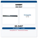 Sargent 68-5467 FM-12-F Rail Assembly