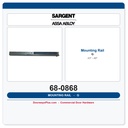 Sargent 68-0868 Mounting Rail - 8895G