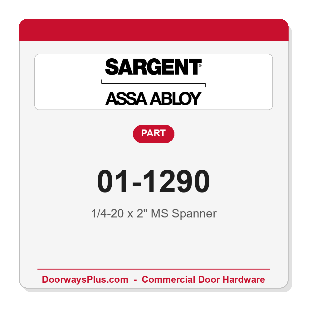 Sargent 01-1290 1/4-20 x 2" MS Spanner