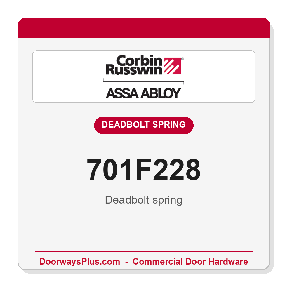 Corbin Russwin 701F228 Deadbolt spring