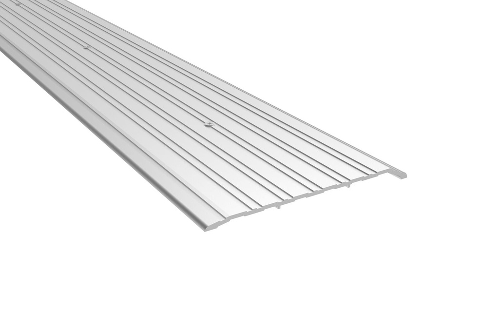 Pemko 2727A 7" Offset Saddle Threshold, 1/4" to 1/2" High - Mill Aluminum