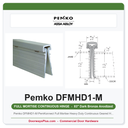 Pemko DFMHD1-M PemKonnect Full Mortise Heavy Duty Continuous Geared Hinge Set (83"+12") Dark Bronze Anodized