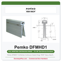 Pemko DFMHD1 Full Mortise Continuous Geared Hinge 79/95" Heavy Duty Dark Bronze Anodized