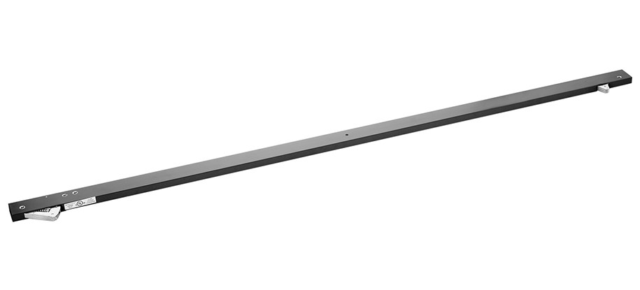 Rockwood 2696 Door Coordinator – Soffit Mount, 96" Opening, Black Prime Coat