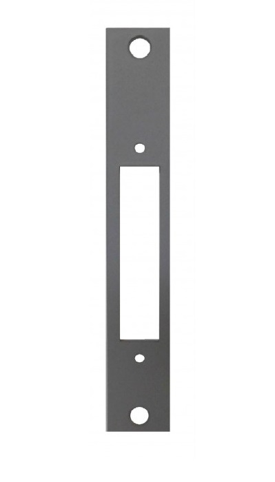 Don-Jo ST-386 Mortise Lock to ASA Strike Conversion Plate, Gray