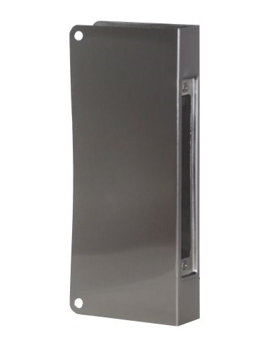 Don-Jo 504-CW Stainless Steel Wrap-Around Plate | 5"x12" Mortise Lock Reinforcer US32D
