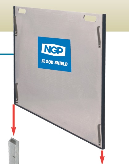 National Guard Door Flood Shield FS10 10 inch height