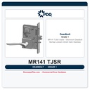 PDQ MR141 TJSR Grade 1 Storeroom Deadbolt Mortise Lockset US32D Satin Stainless