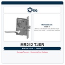 PDQ MR212 TJSR Square Rose Mortise Single Dummy Trim Grade 1 US32D Satin Stainless