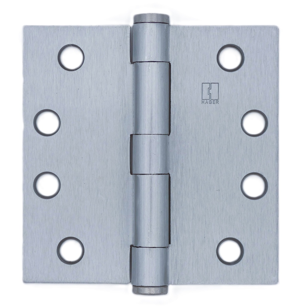 Hager 1279 4x4 Plain Bearing Hinge 5-Knuckle Steel Commercial