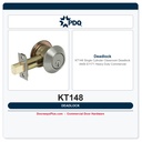 PDQ KT148 Single Cylinder Classroom Deadlock – ANSI E1171 Heavy Duty Commercial