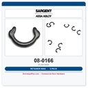 Sargent 08-0166 Retainer Ring for 8 Line Locks — 5-Pack