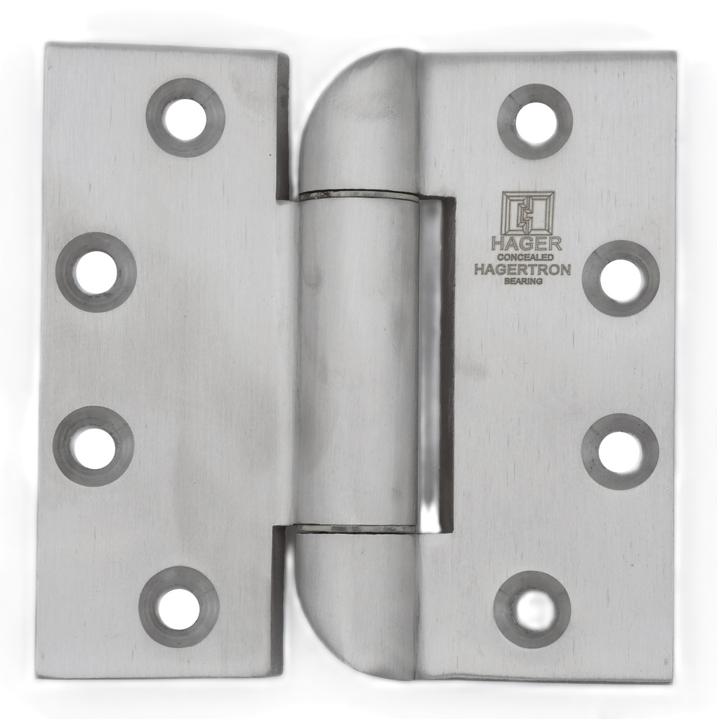 Hager IHT-HB953 4.5" x 4.5" Institutional Stainless Steel Heavy Weight Hinge with Reverse Security Stud and Hospital Tip