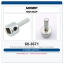 Sargent 68-3671 ET Spindle Adapter — Square to Cross-Shape | 80 Series