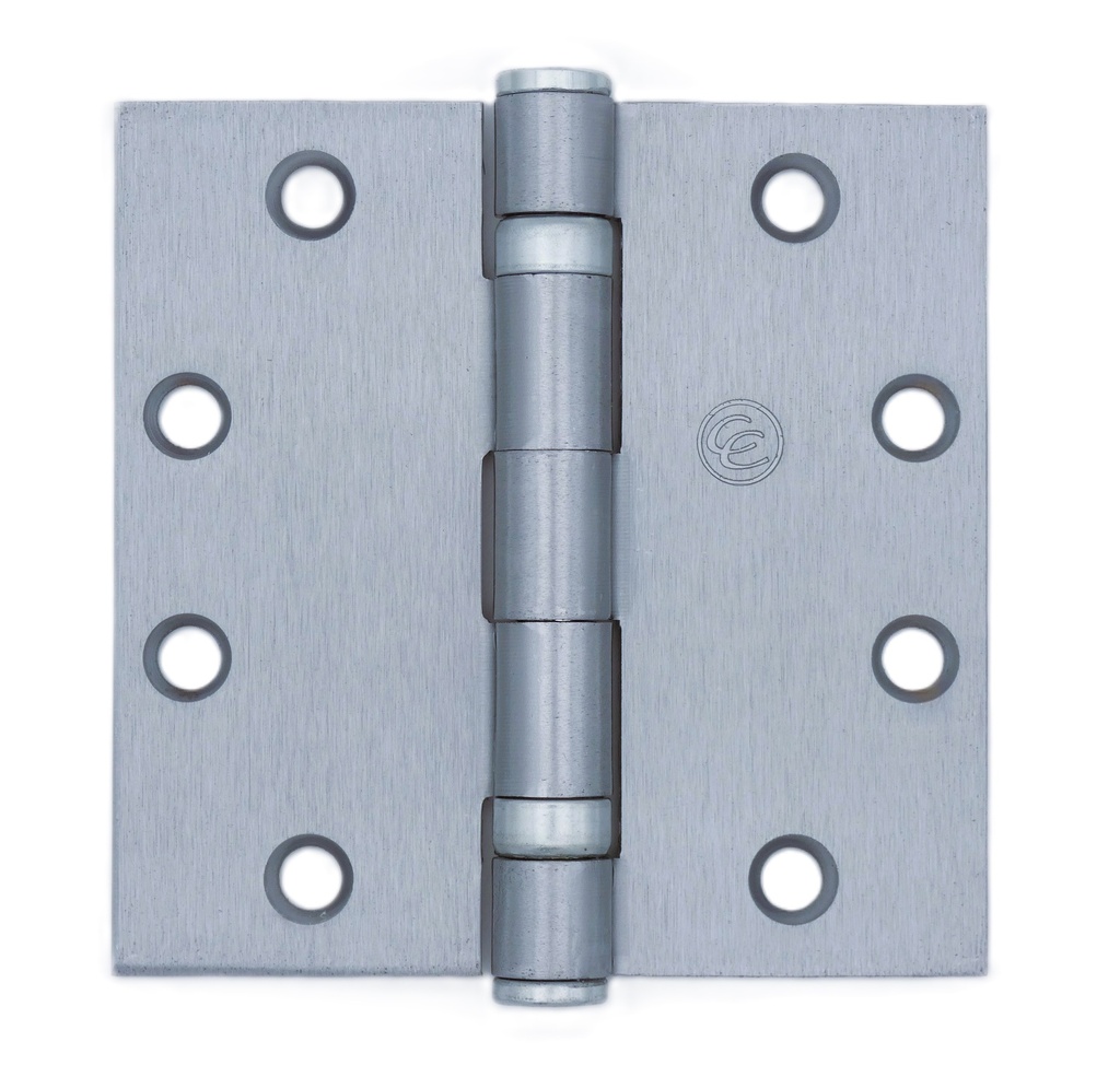 Hager ECBB1100 4-1/2" x 4-1/2" Ball Bearing Hinge, 5-Knuckle Steel