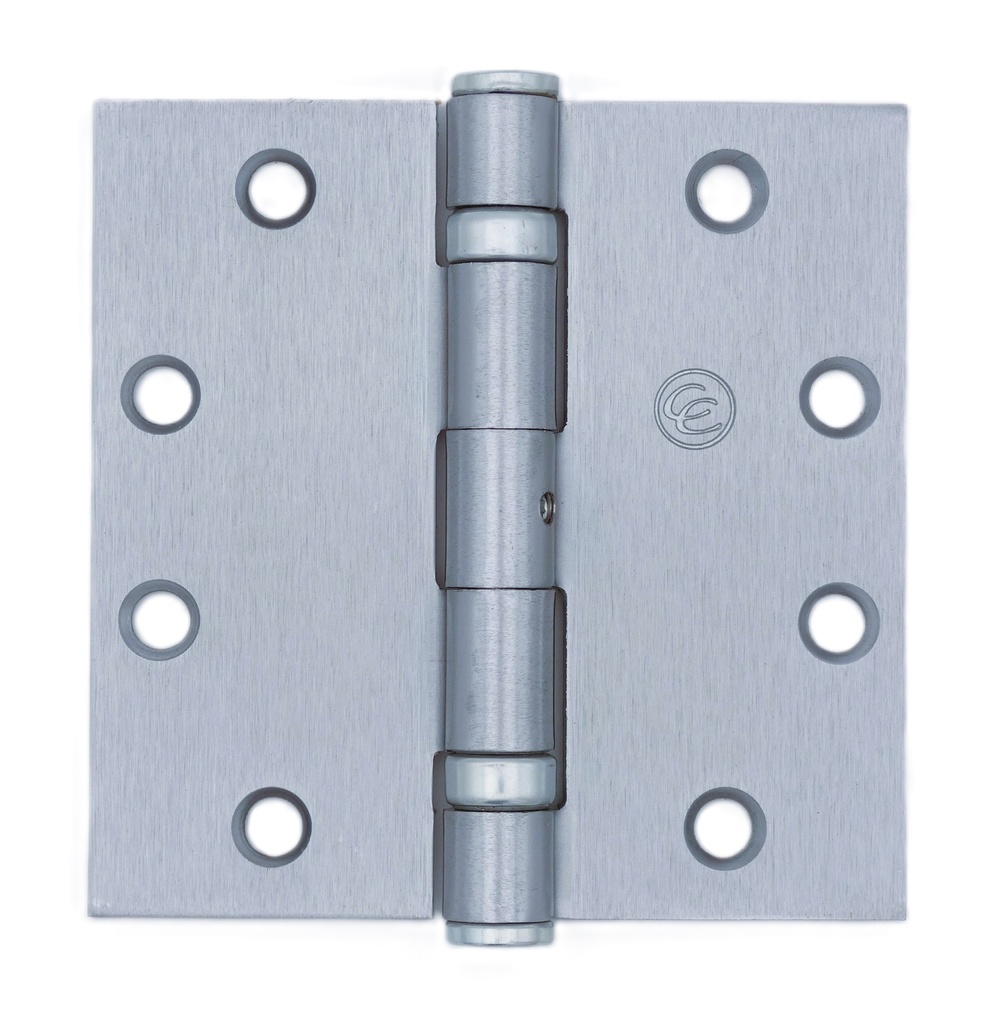 Hager ECBB1100 NRP 4-1/2" x 4-1/2" Ball Bearing Full Mortise Hinge 5-Knuckle Steel