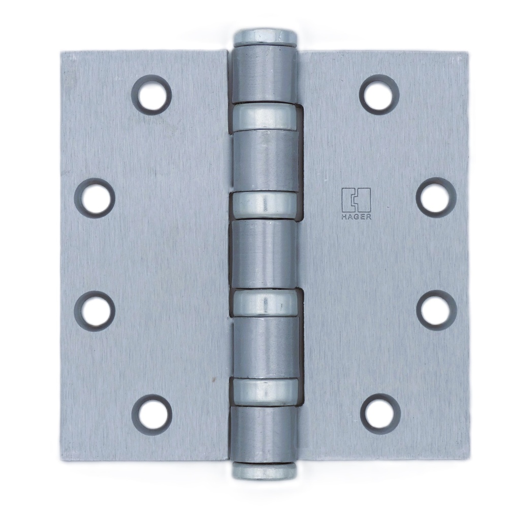 Hager BB1168 4-1/2" x 4-1/2" Heavy Weight 5-Knuckle Ball Bearing Full Mortise Hinge