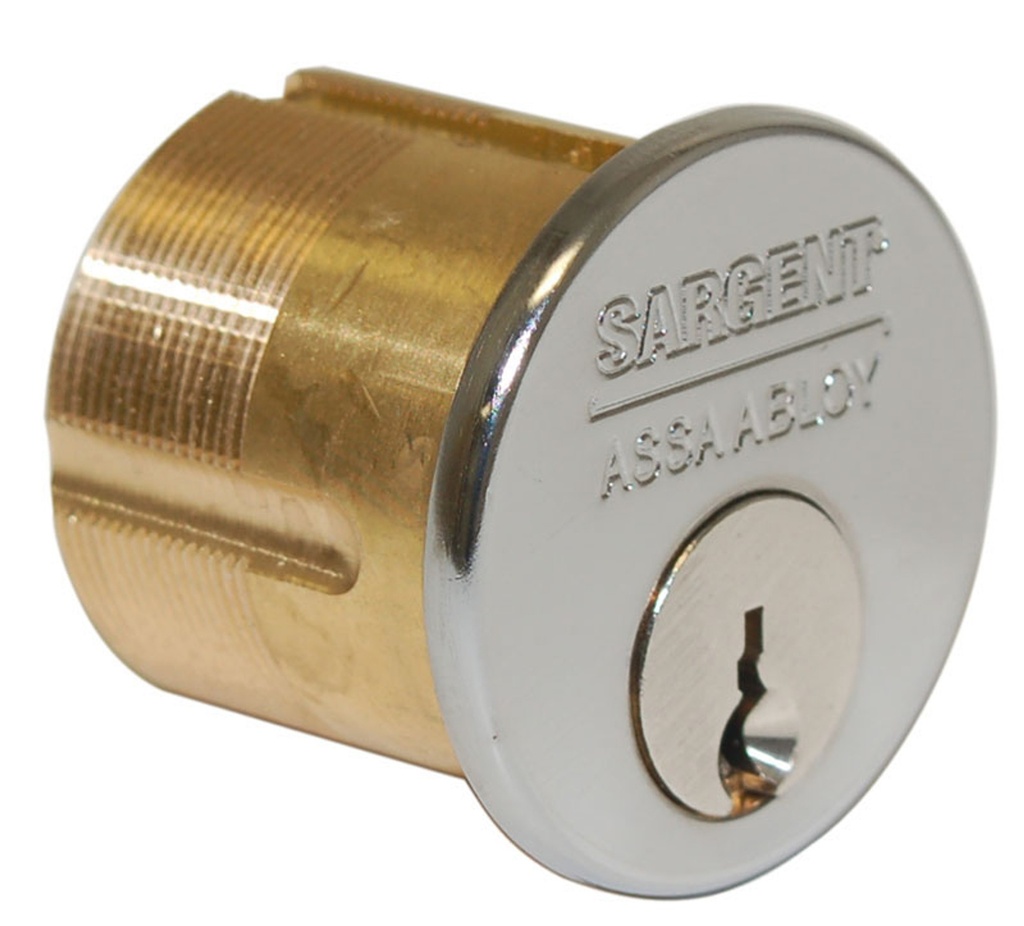 Sargent 42 Mortise Cylinder | 40 Series | LA Keyway | 1-1/4" | US26D