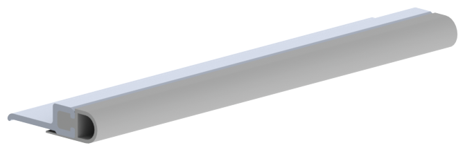 Hager 891S Perimeter Weatherstrip | UL10C Fire Rated | Mill Aluminum & Grey Vinyl | Head & Jamb Set