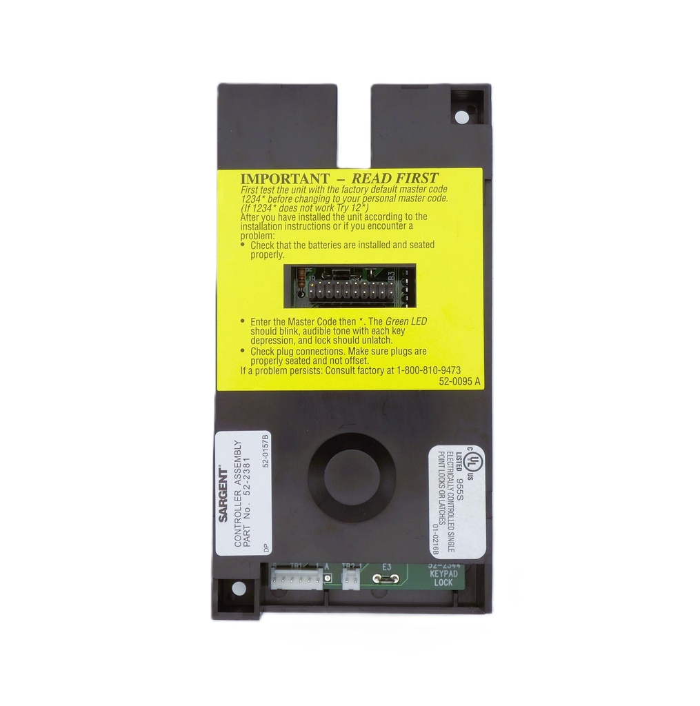 Sargent 52-2401 Replacement Controller | For KP8200 Mortise Locks