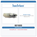 Hadrian 601600 Male Cam Assembly – Gravity Pivot Hinge Replacement Part