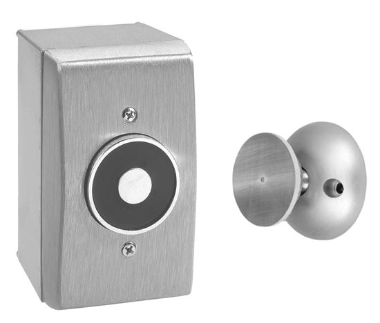 ABH 2300 Surface Mounted Electromagnetic Door Holder – US28 Satin Aluminum