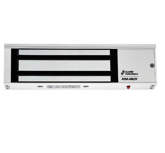 Alarm Controls 600L Magnetic Lock 600 lb 12/24VDC Single Door US28 LED