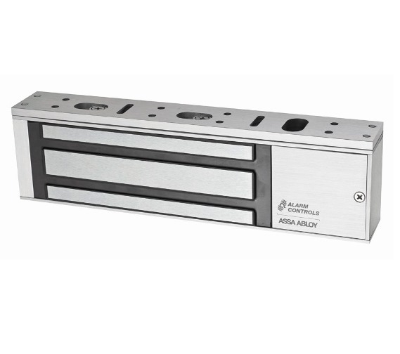 Alarm Controls 1200S Magnetic Lock 1200 lb 12/24VDC US28 Satin Aluminum