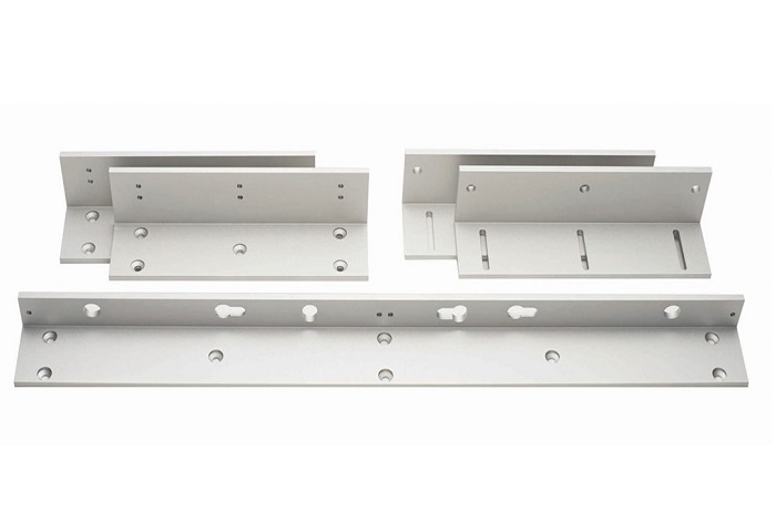 Alarm Controls AM6375 US28 5-Piece Z Bracket Kit for 1200D Double Door Maglock — In-Swing