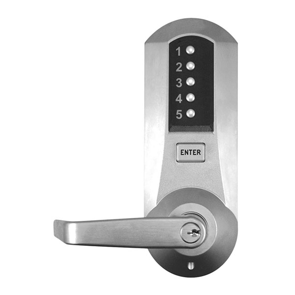 DormaKaba 5021XS-WL-626 Mechanical Pushbutton Lock, Satin Chrome